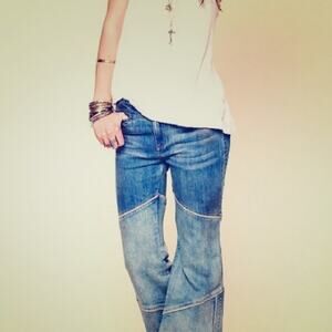 Free People Cropped Bambi Size 27 Jeans